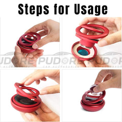 360° Rotating Car Perfume Galaxy Solar Fragrance