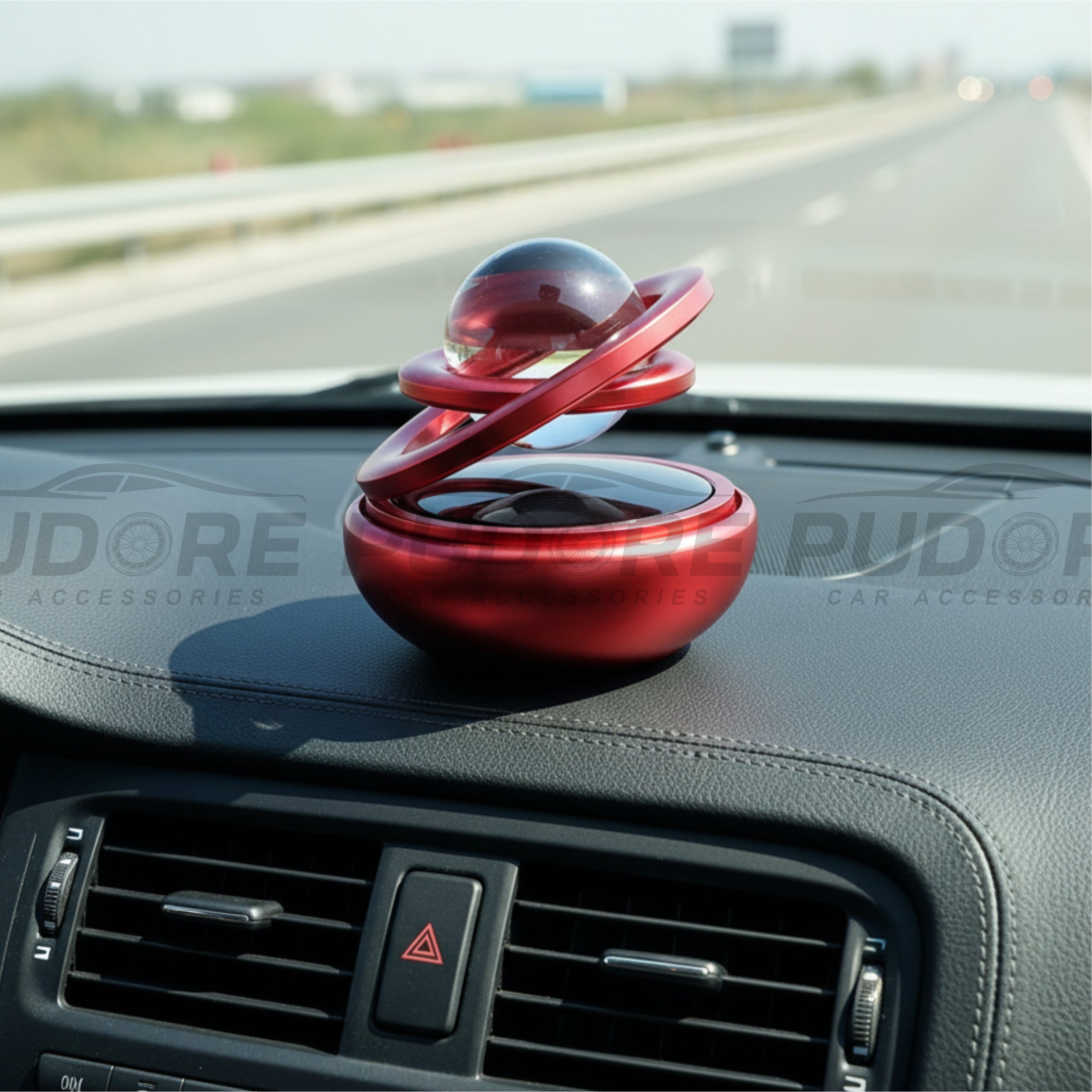 360° Rotating Car Perfume Galaxy Solar Fragrance