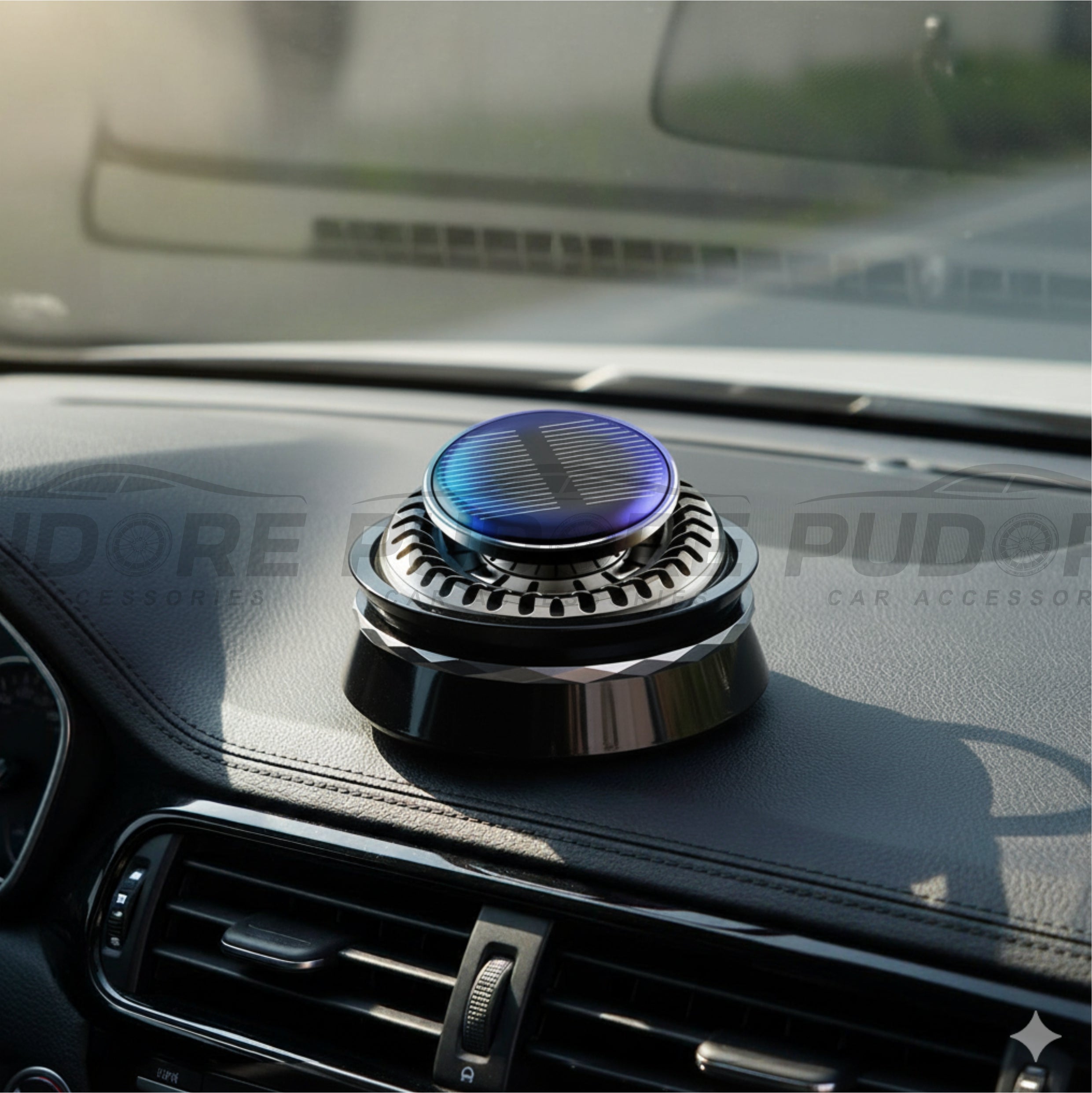 Solar Car Perfume UFO Styling Air Freshener