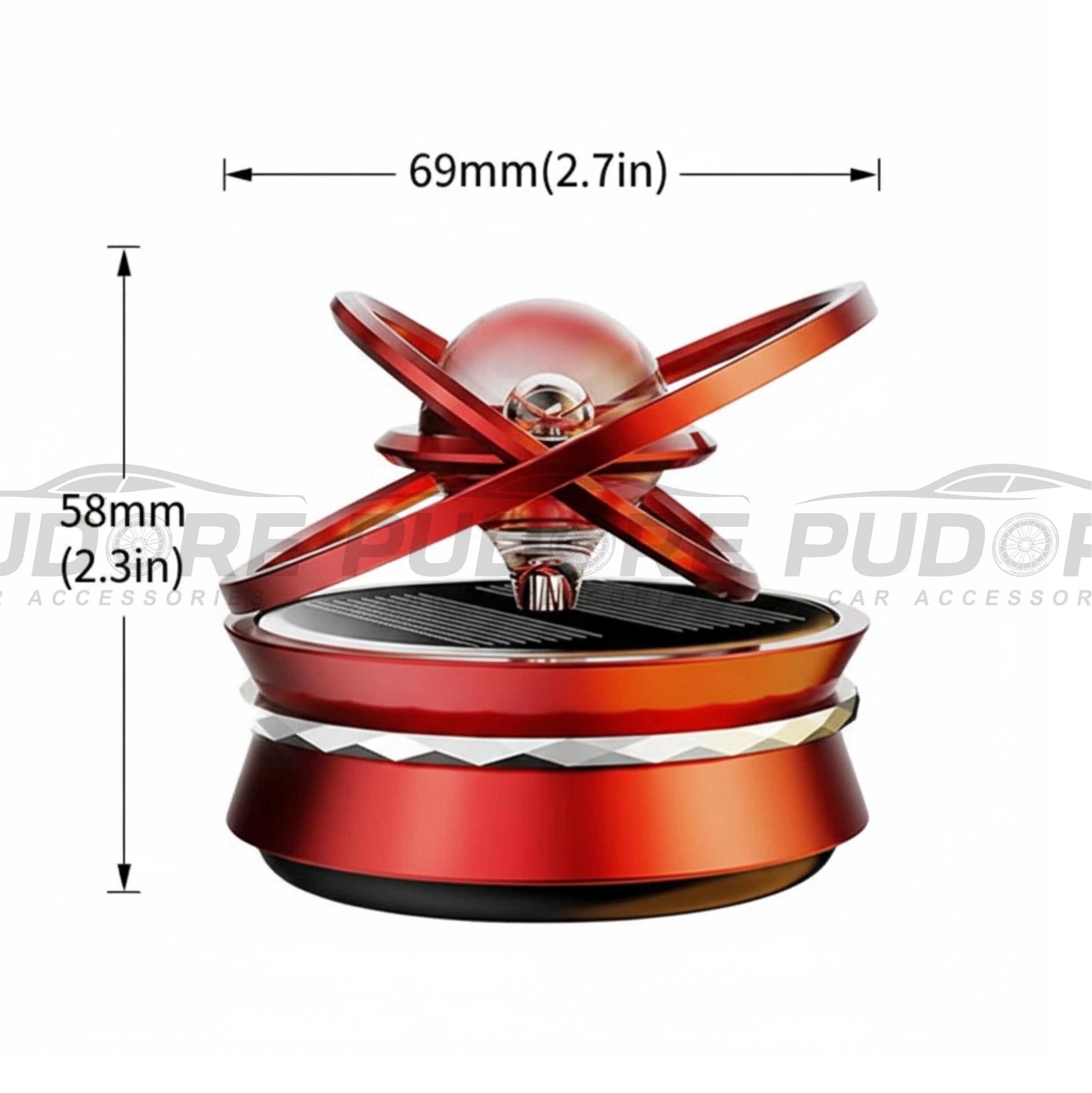 Solar Magnetic Levitation Alloy For Car Air Freshener