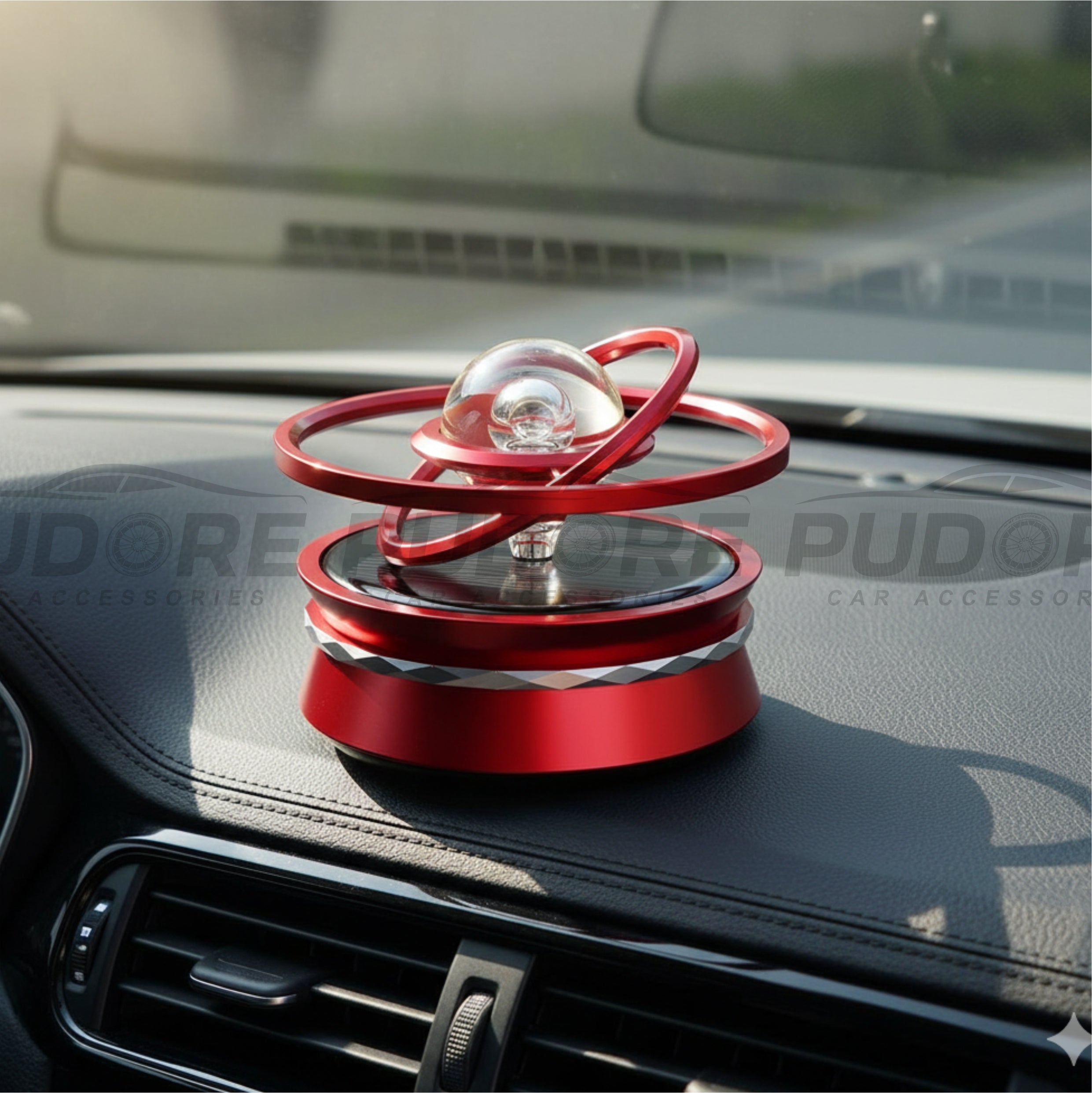 Solar Magnetic Levitation Alloy For Car Air Freshener